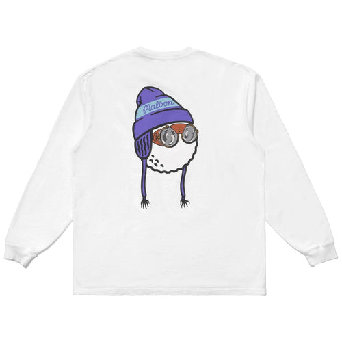 Glacier Buckets LS T-Shirt White - AW24