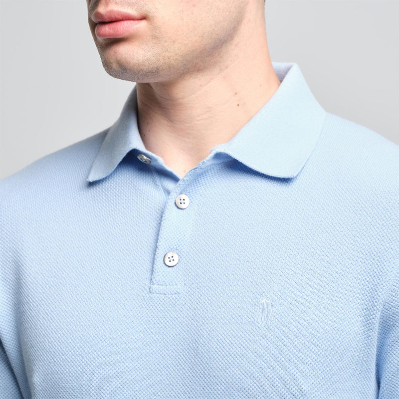 RLX Cotton Coolmax Polo Sweater Office Blue