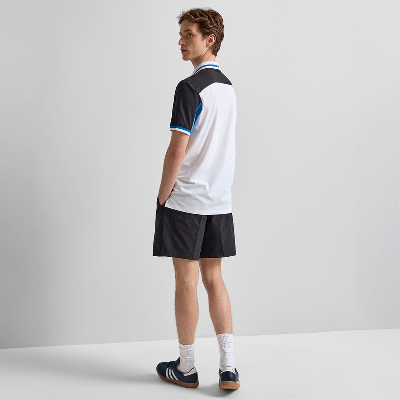 Beyond The Course Vent Twistknit Polo White/Black