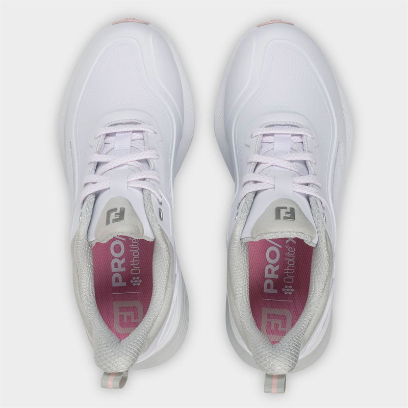 Pro Spikeless Golf Shoes White/Grey