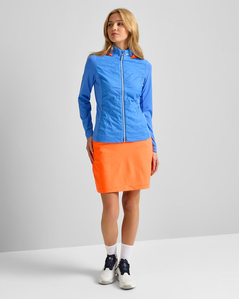 Retention Hooded Hybrid Jacket Yonder/Papaya Glow