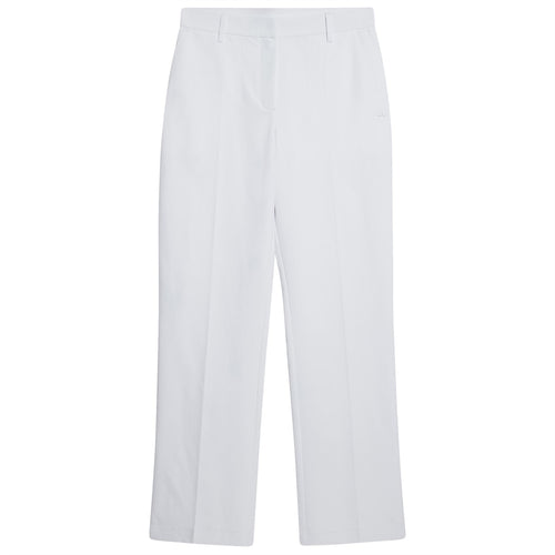 Womens Jolie Light Poly Stretch Trousers White - SS24