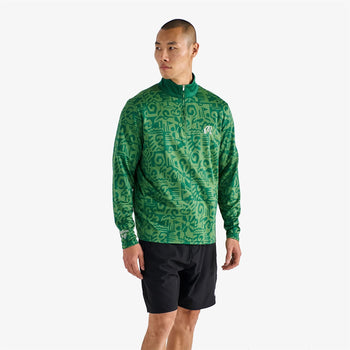 Capo Performance Quarter Zip Kelly Green