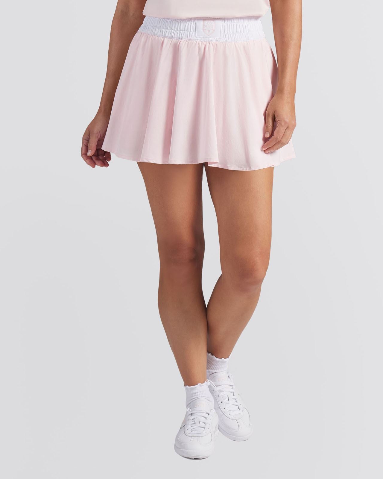 x MUMU Woven Golf Skirt Rose Blossom