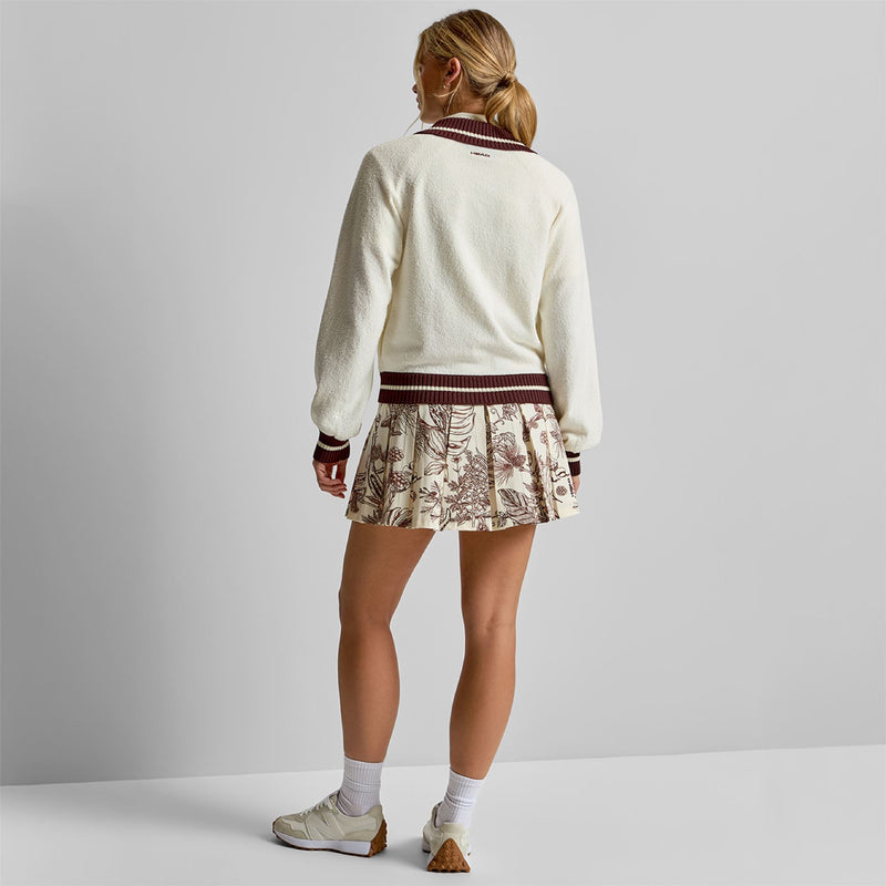 Knit Raglan Jacket Cream