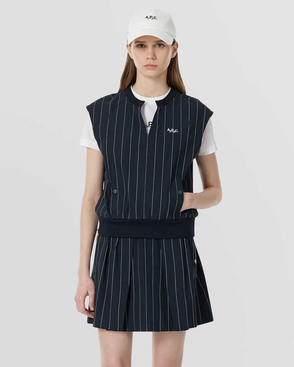 Murielle Flared Skirt Marine
