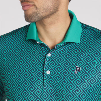 x PTC Resort Polo Deep Navy/Sparkling Green