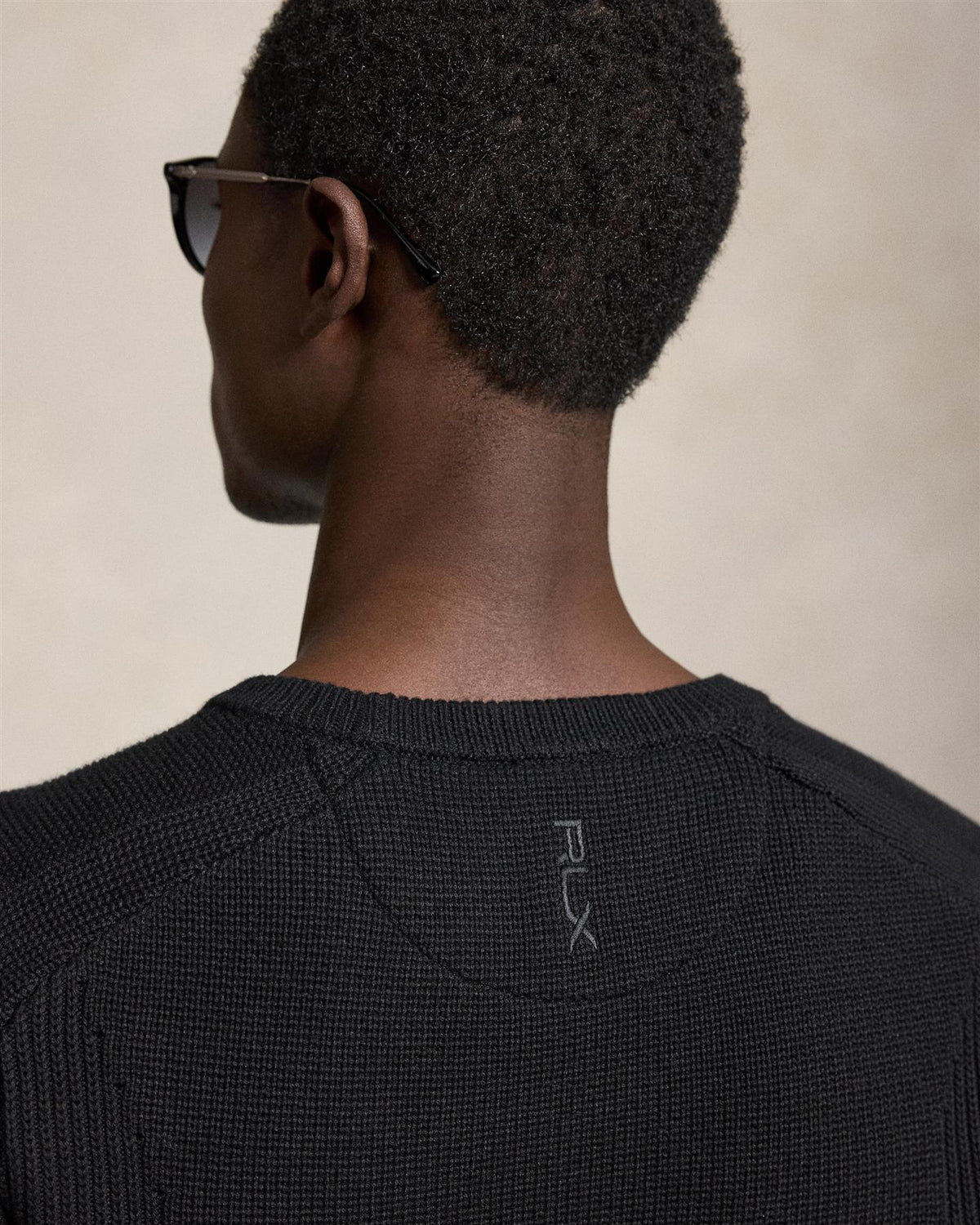 Performance CottonBlend Sweater Polo Black
