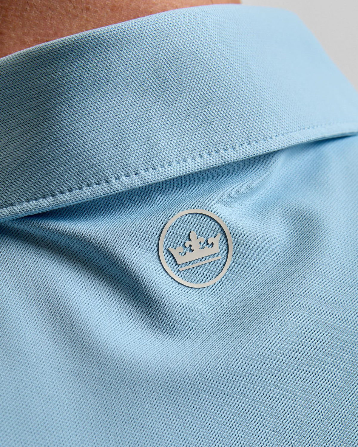 Soul Performance Mesh Polo Blue Frost