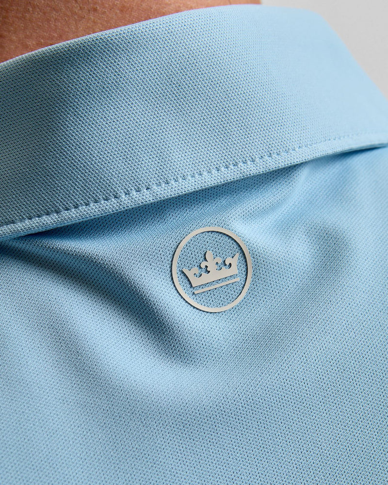 Soul Performance Mesh Polo Blue Frost