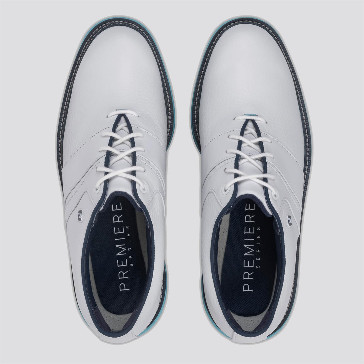 Premiere Series Packard Spiked Golf Shoes White/Navy/Blue