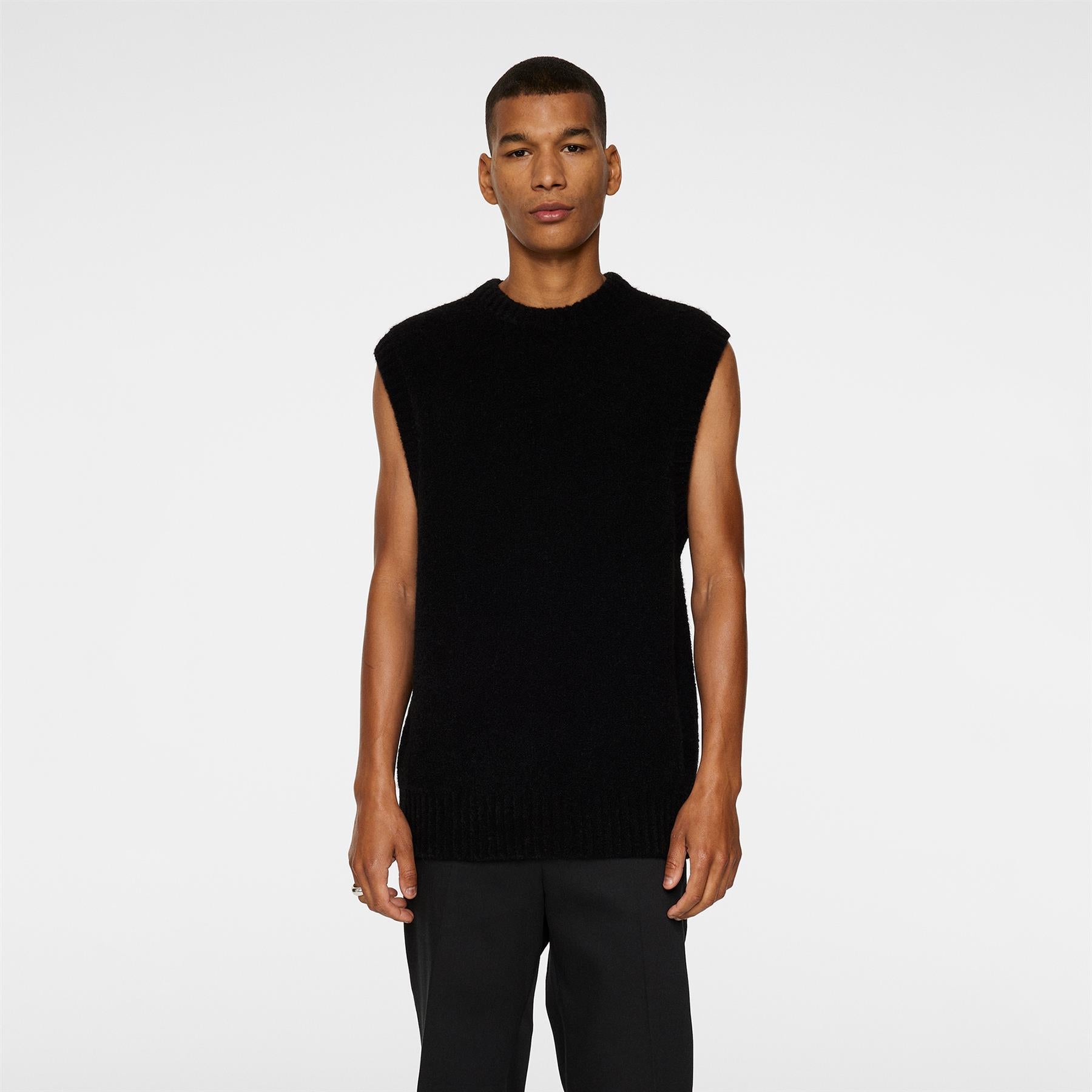 Hardy Knitted Vest Black