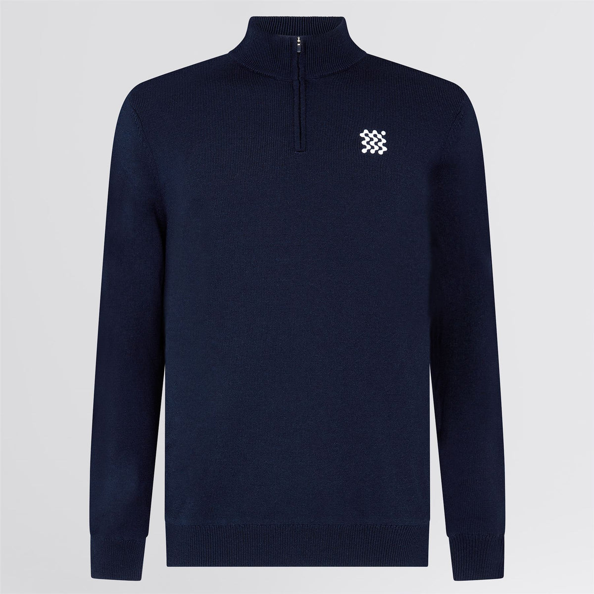 Merino Wool Quarter Zip Windbreaker Midnight