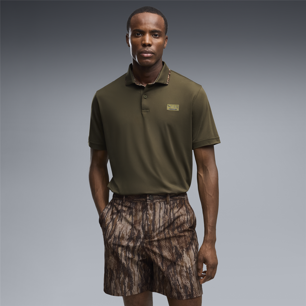 x REALTREE Solid Polo Dusty Olive
