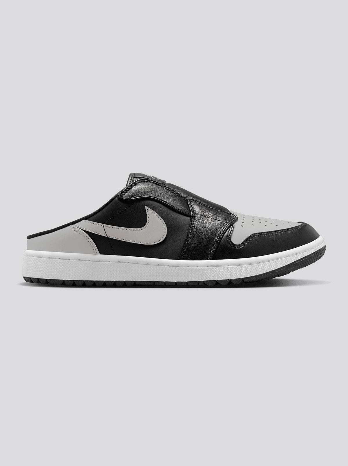 Air Jordan 1 Mule Golf Shoes Black/Medium Grey