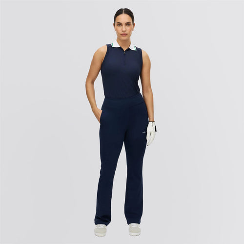 Pull On Flattering Golf Trousers Navy