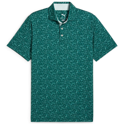 MATTR Peach Stand Polo Dark Myrtle - SS25