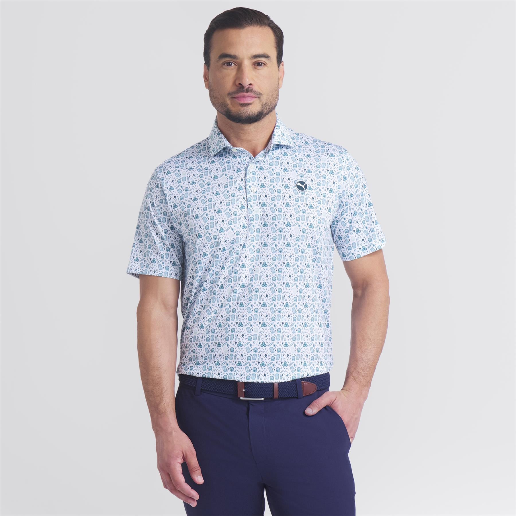 MATTR Port Polo Green Terrain/White Glow