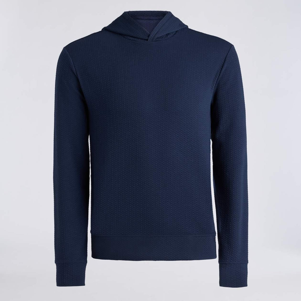 Pebble Quilted Hoodie Twilight