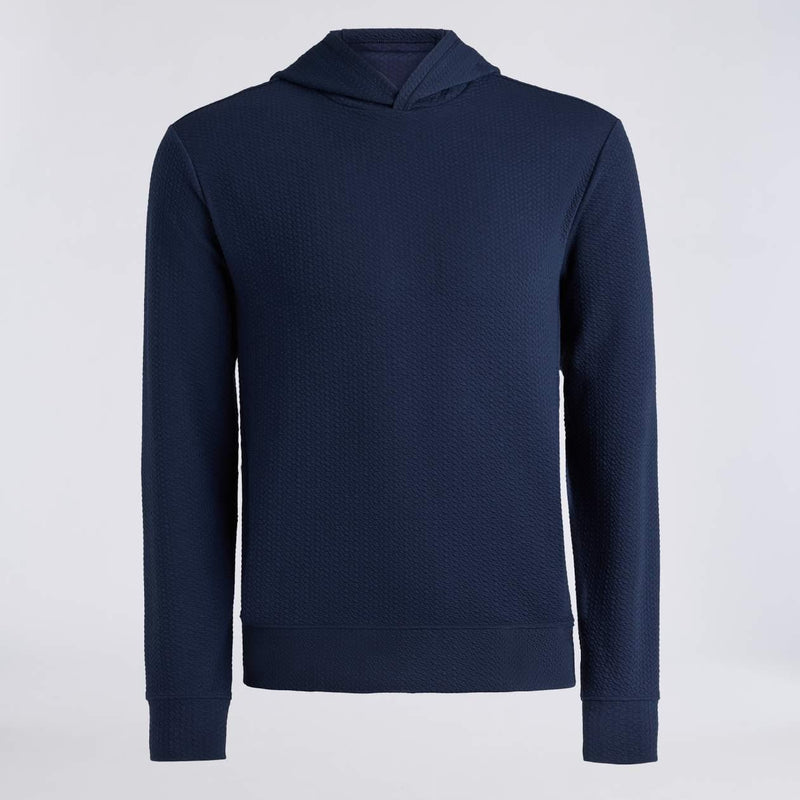 Pebble Quilted Hoodie Twilight