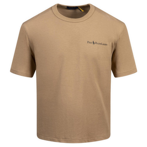 Polo Golf Relaxed Fit Cotton T-Shirt Desert Khaki - AW24