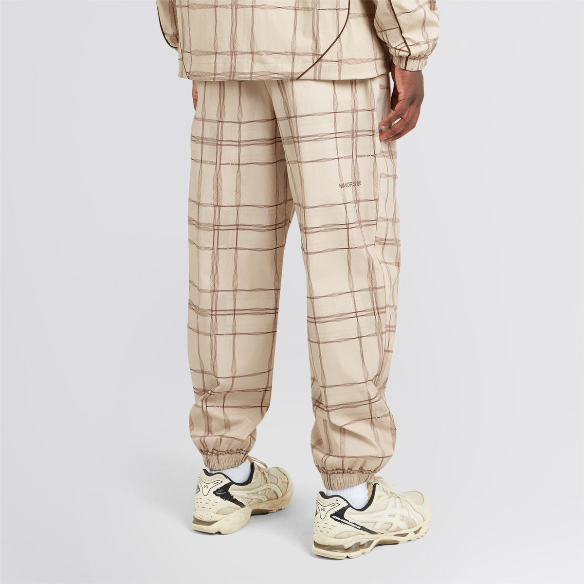 Compression Check Ranger Trousers Ivory