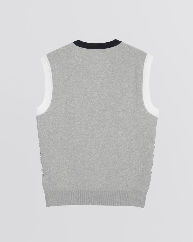 Sacha Knit Sweater Vest Grey