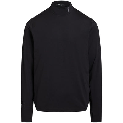 RLX Tailored Fit Long Sleeve Mock Neck Base Layer Black - SS24