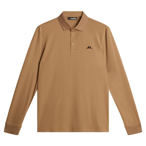 Gustaf LS Regular Fit Polo Tigers Eye - SS25