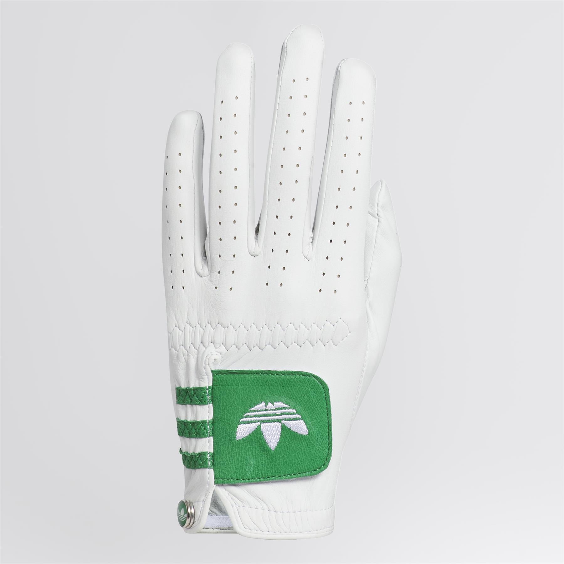 Left Hand Leather Golf Glove White