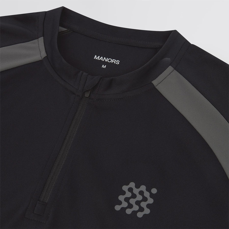 Tour Zip Polo Black