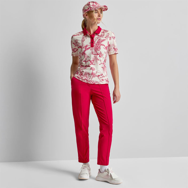Printed Polo Red Botanical