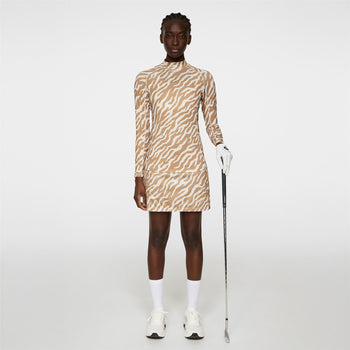 Ella Print Compression Base Layer Tour Tigers Eye