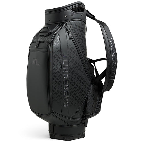 Staff Printed Golf Bag Tour Geo Jacquard Black - SS25