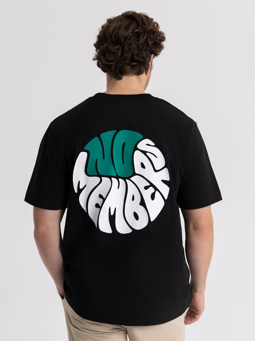 NM Circle Logo Tee Black