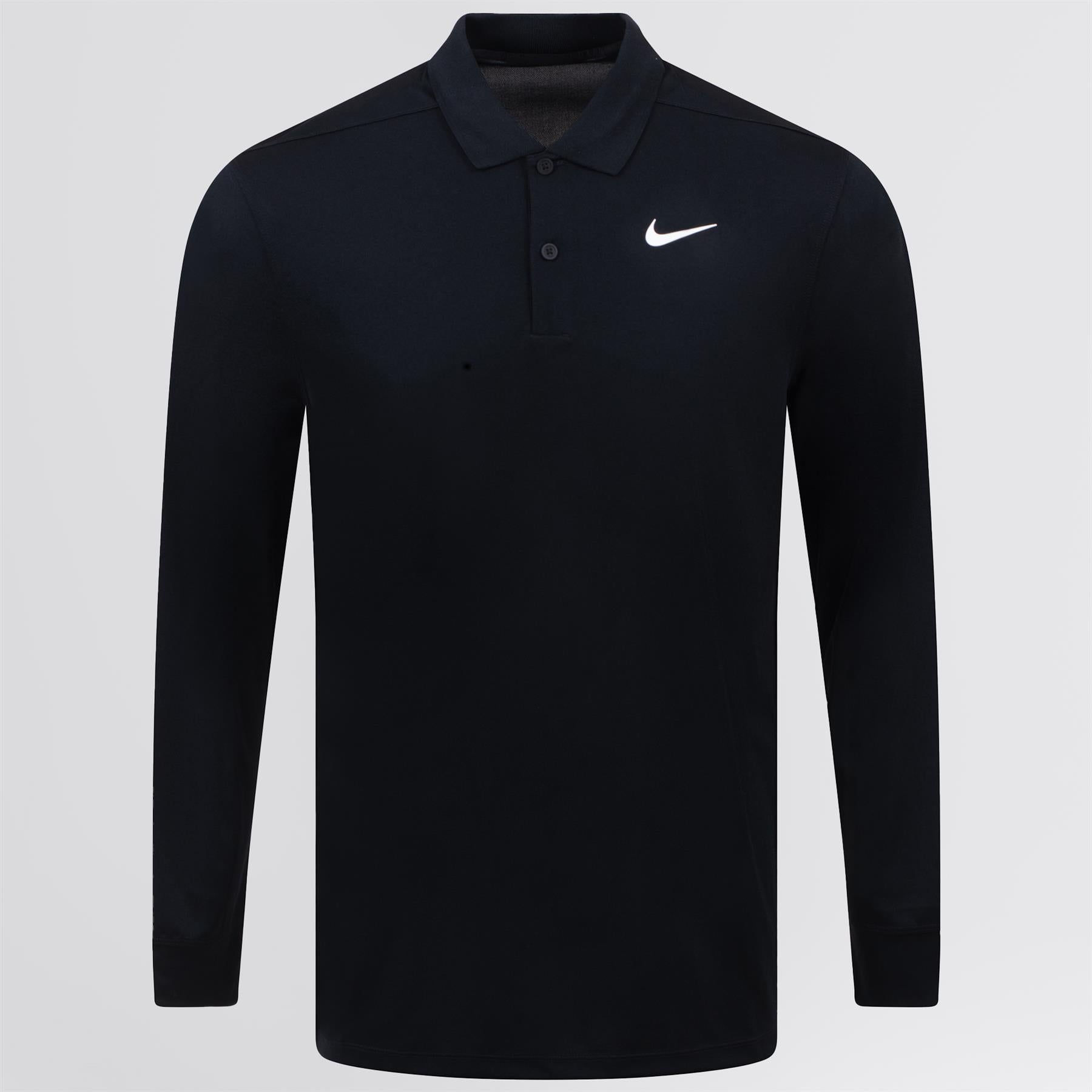 Dri-FIT Victory Solid LS Polo Black