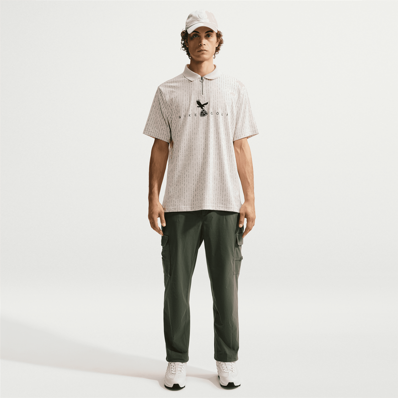 Dri-FIT Fairway Fresh Zip Polo Light Orewood Brown/Black