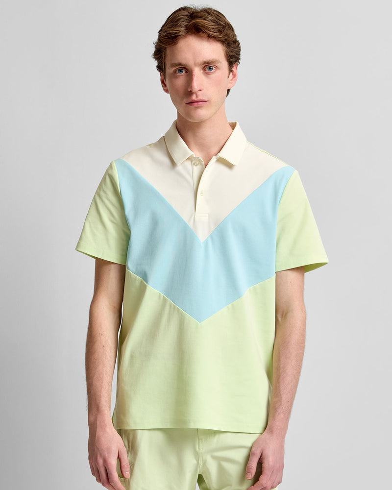 Colour Block Polo