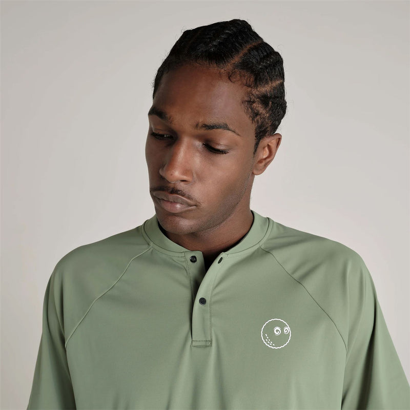 Performance Blade Collar Polo Forest