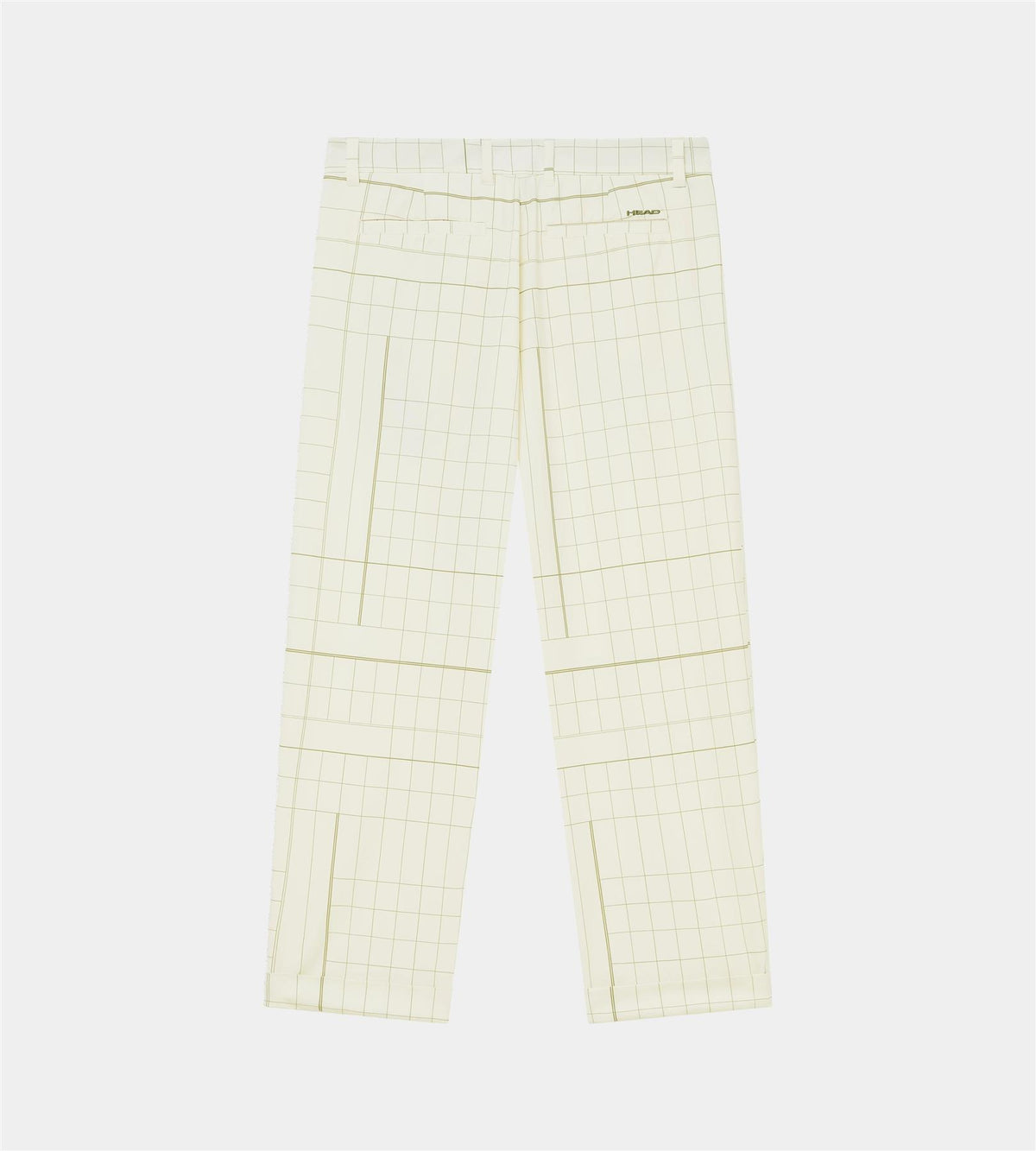 Double Pleated Trousers Score Card Print