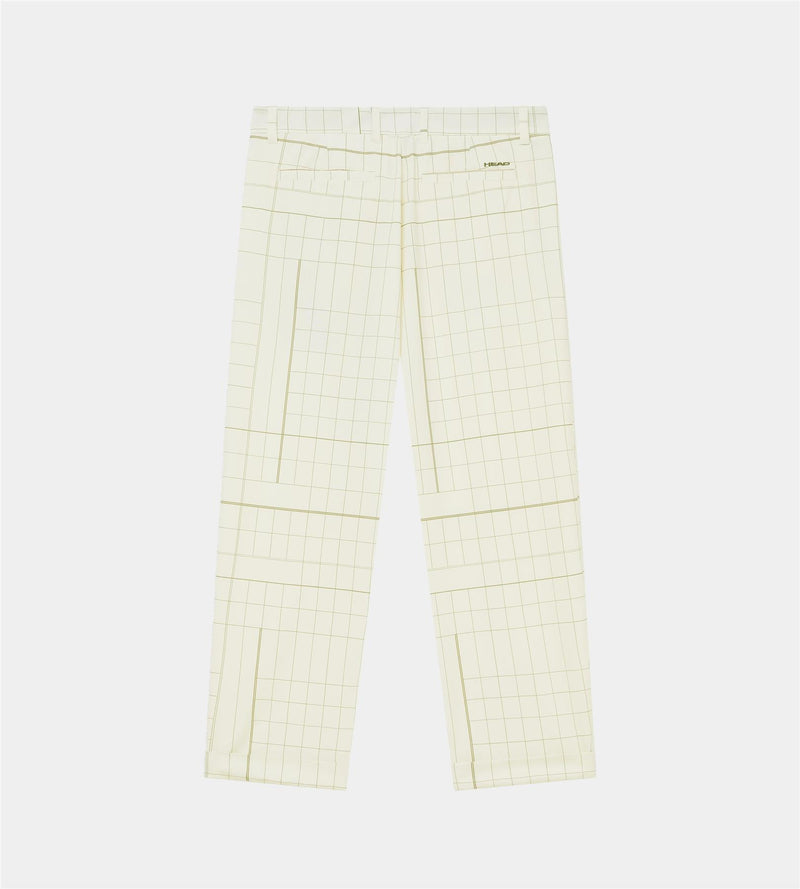 Double Pleated Trousers Score Card Print