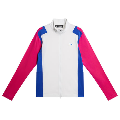 Lukas Quarter Zip Mid Layer Pink Peacock - AW24