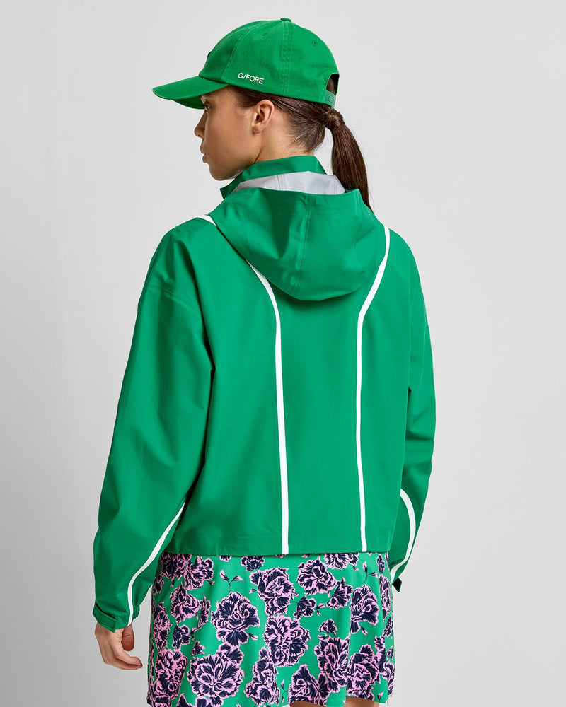 Paneled Waterproof Hooded Jacket