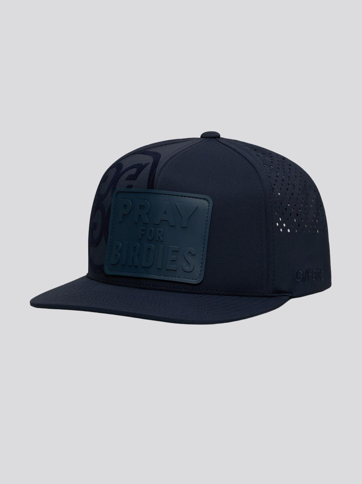 Pray For Birdies Patch Perforated Delta Hat Twilight