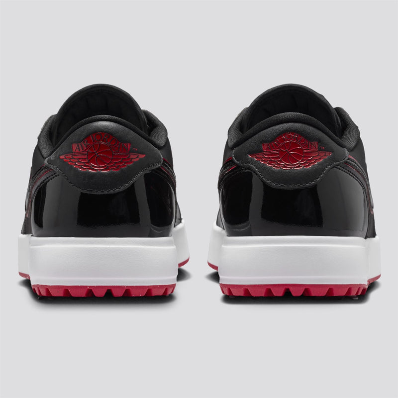 Air Jordan 1 Low Spiked Golf Shoes Black/Varsity Red/White