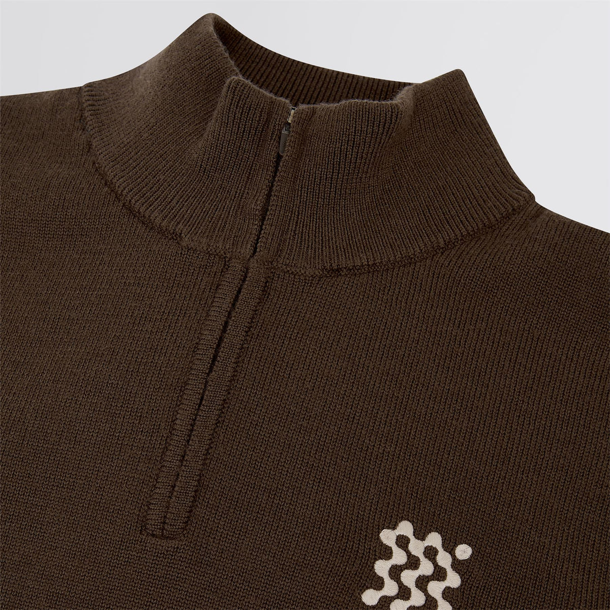 Merino Wool Quarter Zip Windbreaker Hickory