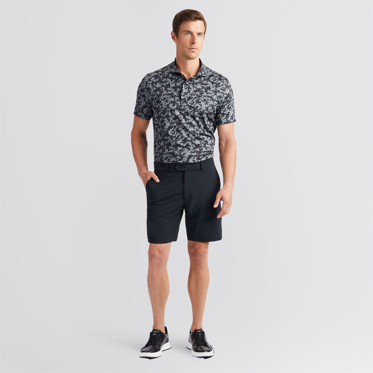 Maverick 8-inch Four-Way Stretch Shorts Onyx