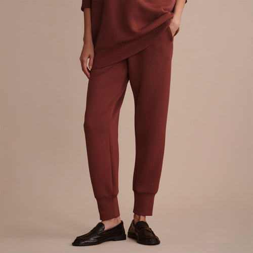 The Slim 27.5 Inch Cuff Pants Cinnamon