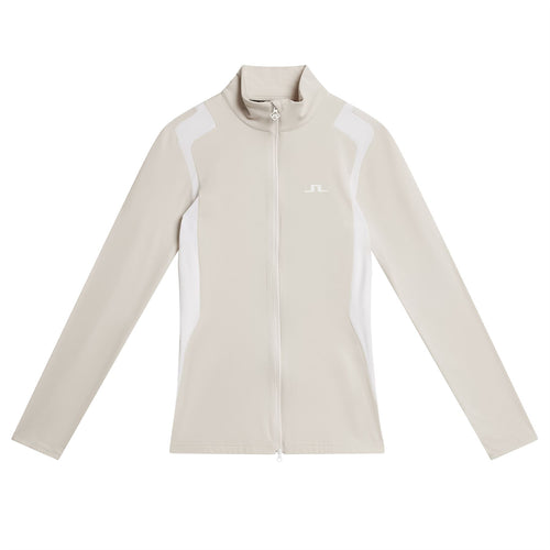 Womens Mae Full Zip Mid Layer Moonbeam - AW24