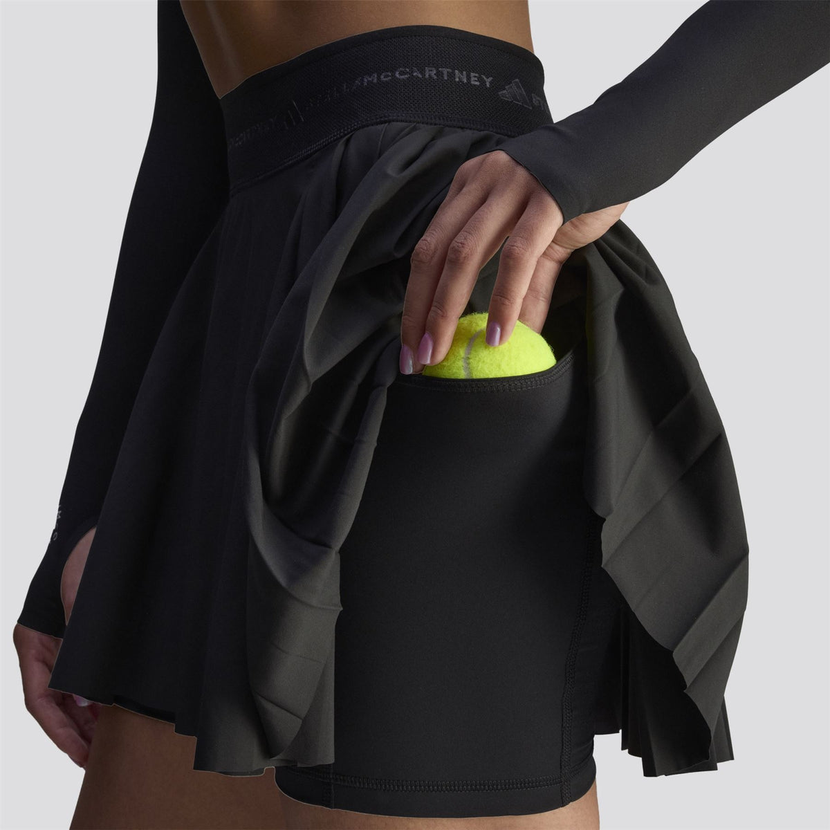 Training Pleated Skort Black